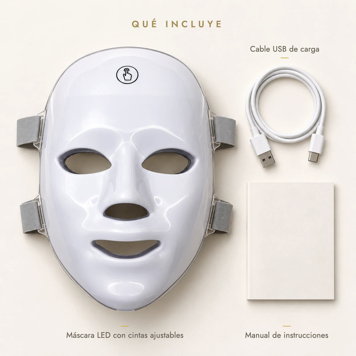 Delunor™ — Máscara Facial LED 7 en 1